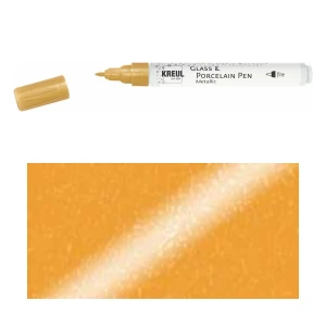 Fixka na sklo a porcelán KREUL metallic fine zlatá