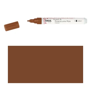 Fixka na sklo a porcelán KREUL classic medium koňak